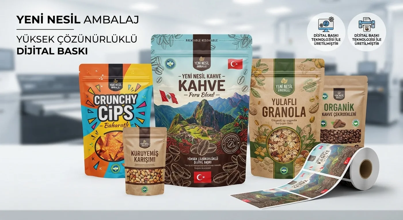 Dijital Baskı ile üretilmiş ambalaj örnekleri